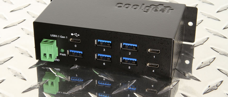 USB type-c 7 port hub with A and C ports